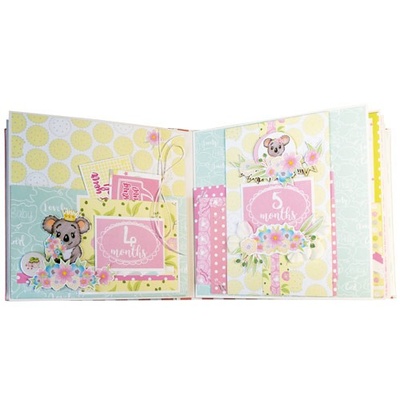 Набір для виготовлення дитячого фотоальбому Puffy Fluffy girl 003, ТМ Фабрика Декору