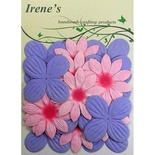 Декоративні квіти різних кольорів, розмір упаковки: 12x16,5см, 20 шт.