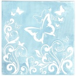 Папка для тиснения Nellie Snellen - Embossing Folder - Butterfly Swirl