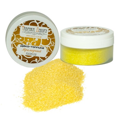 Топінг мармуровий - Фабрика Декору - лимонний фрес