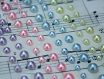 Клейові напівперлинки від ScrapBerryʼs "Пастельні", 120 шт.