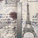 Ткань, 100% хлопок - Париж, 100х65 см