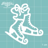 Чипборд від Вензелик - Ковзани, розмір: 56x59 мм