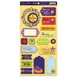 Чипборд для скрапбукінгу від Scrapmir - Ticket to the Moon (RU), 18 шт.