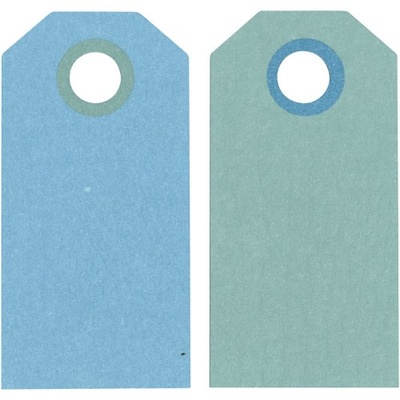 Тееи від Hobby&You - Маніла, 6x3 см, темно-бірюзовий/ світло-бірюзовий, 1 шт