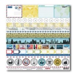 Лист бумаги для скрапбукинга  от ScrapBerry's - Вокруг Света - Сувениры на память