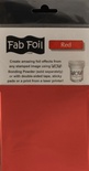Фольга для ембосінгу Wow Fab Foil - Red