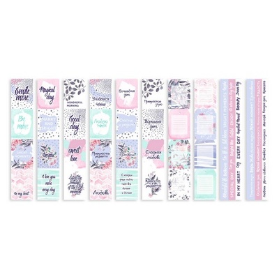 Набір смужок з картинками для декорування Mysterious garden, ТМ Фабрика Декору