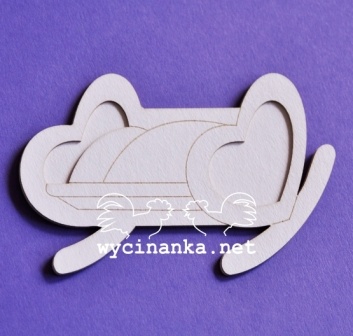 Чипборд від Wycianka - дорогі малюки - колиска, 2 дет.