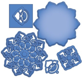 Набір ножів для вирубки від Spellbinders - Triumphant Blossom