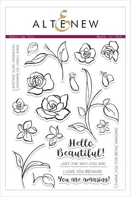 Набор штампов от Altenew - Amazing You Stamp Set - Ты удивительный!
