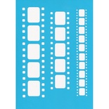 Трафарет - Фабрика Декора - Кинопленка, 15смх20см