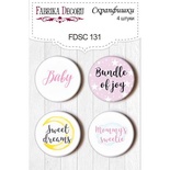 Набор скрапфишек Фабрика Декору из 4 шт