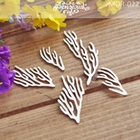 Чипборд от Вензелик - Набор кораллов 03, размер:  71x61 мм