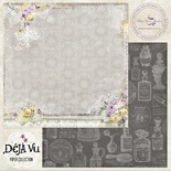 Аркуш скрап-паперу Blue Fern StudiOs-Deja Vu - Lustre, двосторонній 30x30 см