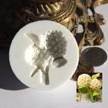 Силіконова форма (молд) - квітка, розмір: 52х45 мм