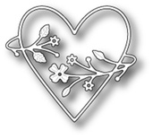 Ніж для вирубки від Poppystamps - Francesca Heart