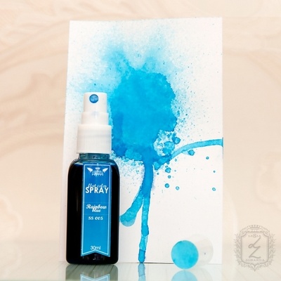 Спрей Lesia Zgharda однотонний ВЕСЕЛКОВИЙ БЛАКИТНІЙ, колір блакитний