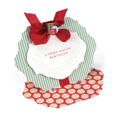 Ножі від Sizzix - Sizzix Bigz XL Die - Card, Self-Standing для виготовлення листівки