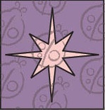 Чипборд - Різдвяна зірка. Маленька, cb-304
