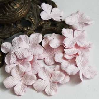 Гортензия, цвет: нежно-розовый, 3,2 см, 20 шт.