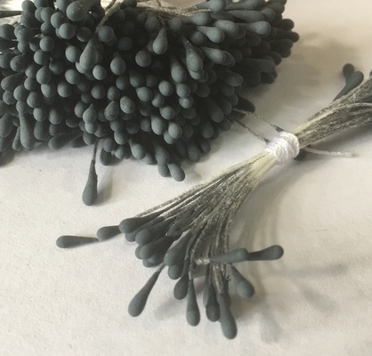 Тичинки, колір сірки-синій, діаметр 1.5 мм, 50 шт.