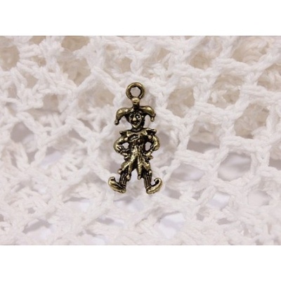 Набір металевих підвісок від ScrapBerryʼs - Петрушка, 12x23мм, 10 шт.