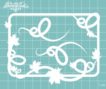 Чипборд від Вензелик - Набір рамок + куточки 03, розмір: 120x89 мм