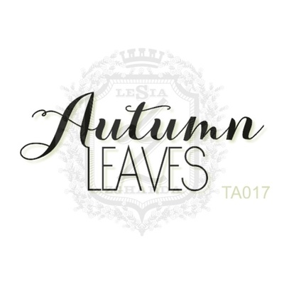 Акриловый штамп Lesia Zgharda TA017 Autumn LEAVES, размер 4х1.7 см