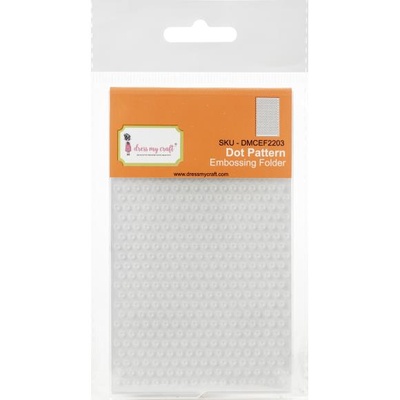 Міні-Папка для тиснення Dress My Craft Embossing Folder 3" - Dot Pattern