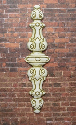 Гіпсовий декор з патинуванням під античність, від E.В.А. 12,6x3 см