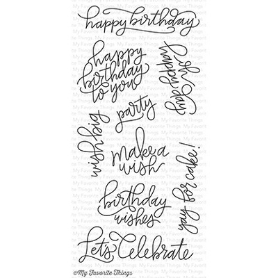 Акриловий штамп My Favorite Things - Handwritten Happiness