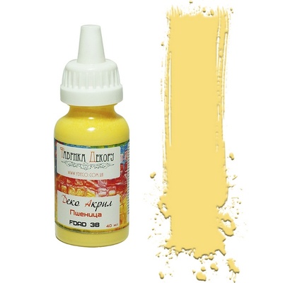 Акрилова фарба Деко акрил - Фабрика Декору - Пшениця, 40 мл