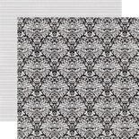 Лист скрапбумаги от Echo Park - Just Married Damask, 30х30см