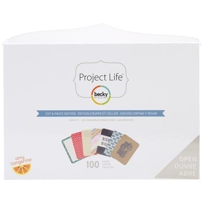 Мини-набор Project Life by Becky Higgins - Mini Kit - Amy Tangerine - Cut And Paste
