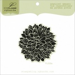 Акриловый штамп Lesia Zgharda FL039a Цветок большой, размер 5x5 см