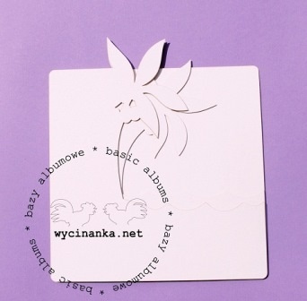 Чипборд від Wycianka - Заготовка для альбому "Під пальмами"