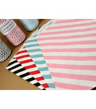 Конвертик у діагональну смужку, червоний з білим, Diagonal Striped Bigger Bitty Bags, 15,9x23,5см, 1 шт.