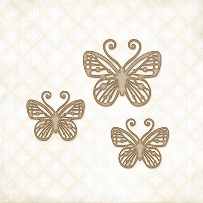 Чипборд Blue Fern StudiOs-Magical Monarchs