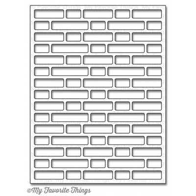 Лезвие My Favorite Things - Die-namics Brick Wall Cover-Up