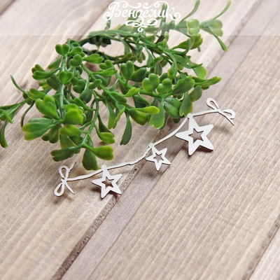 Чипборд від Вензелик - Новорічна підвіска 02, розмір: 29x91м