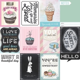 Картки від Melissa Frances - «Sweet Life» Journal Cards, 24 шт.