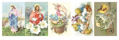 Лист с картинками от Galeria Papieru - Wielkanoc 2, 30,5х10см