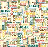 Аркуш скрап-паперу Echo Park - Animal Sounds, 30x30 см