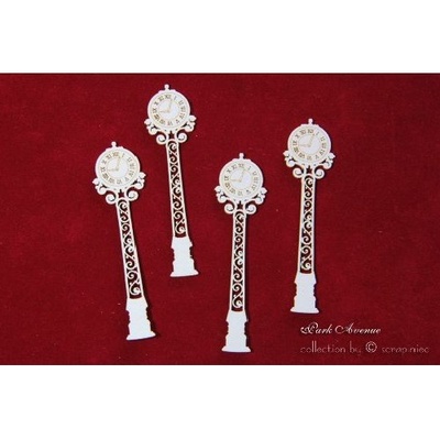 Чипборд Scrapiniec - Годинник невеликий Park Avenue 02, 4