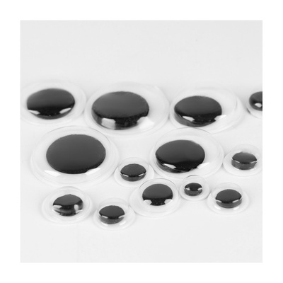 Оченята SANTI самоклейні чорні асорті 36 шт