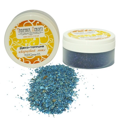 Топпинг кварцевый микс - Фабрика Декора - Голубой кварц
