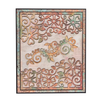 Ніж для вирубки від Spellbinders - Side Floral Panel