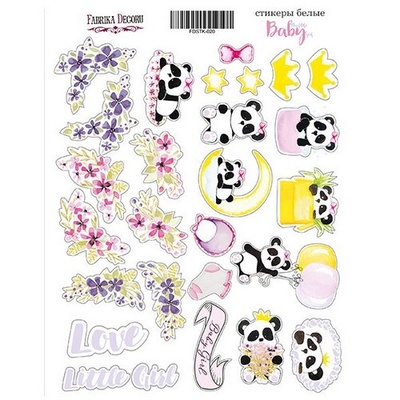 Набір наліпок My little baby girl, ТМ Фабрика Декору