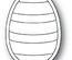Ніж для вирубки від Poppystamps - Striped Egg